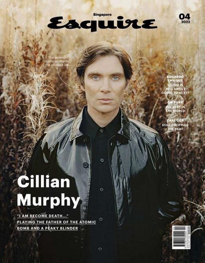 ESQUIRE SINGAPORE magazine side cover  April 2022
