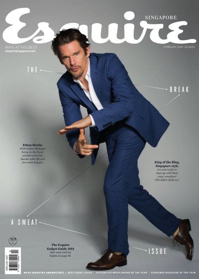 ESQUIRE SINGAPORE magazine side cover  February 2014