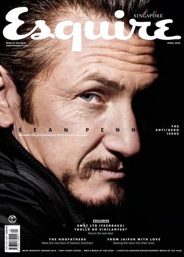ESQUIRE SINGAPORE magazine side cover  April 2015