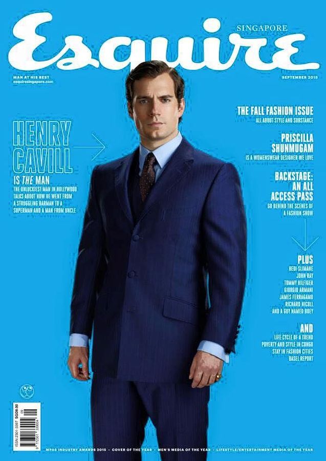 ESQUIRE SINGAPORE magazine side cover  September 2015
