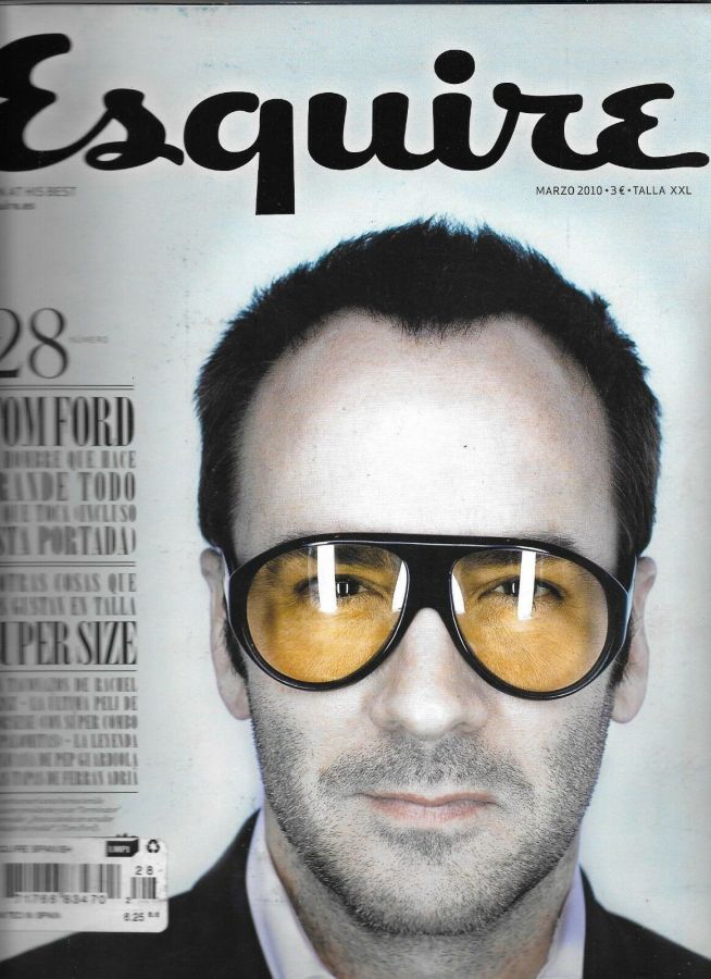 ESQUIRE (Spain) magazine side cover Issue 28  March 2010