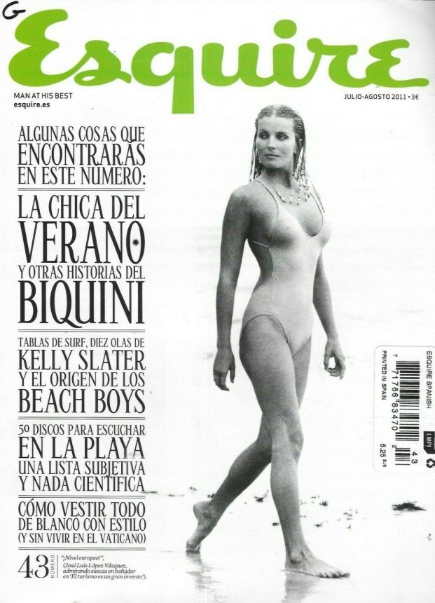 ESQUIRE (Spain) magazine side cover Issue 43  July/August 2011