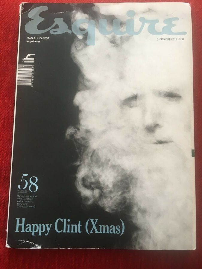 ESQUIRE (Spain) magazine side cover Issue 58  December 2012