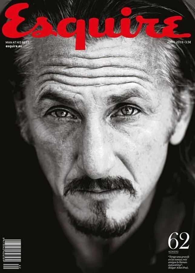 ESQUIRE (Spain) magazine side cover Issue 62  April 2013