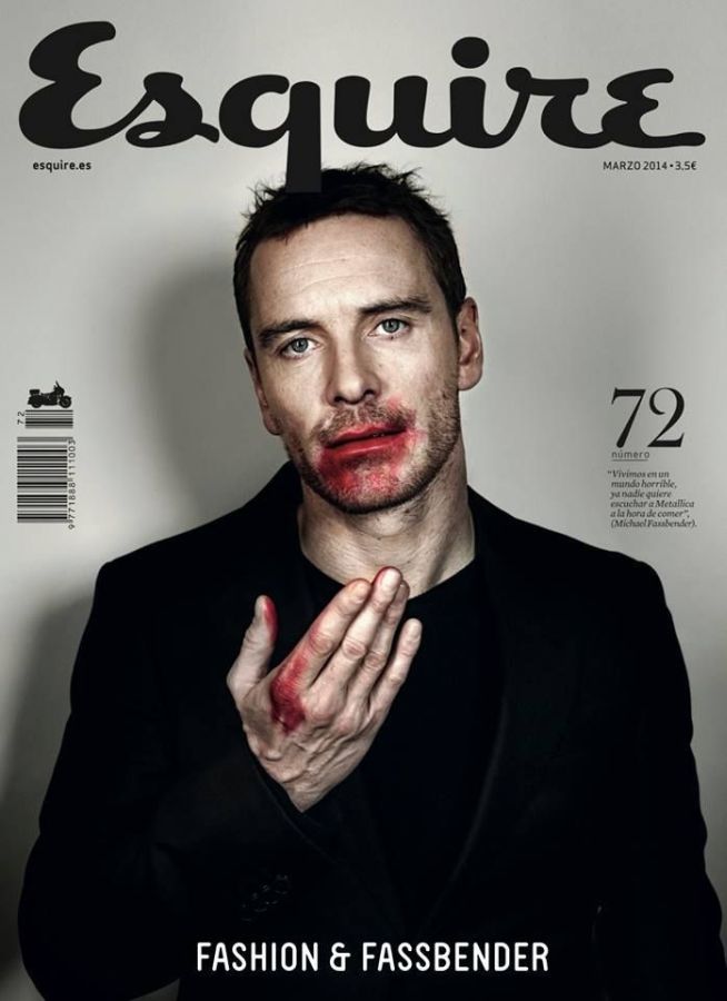 ESQUIRE (Spain) magazine side cover Issue 72  March 2014
