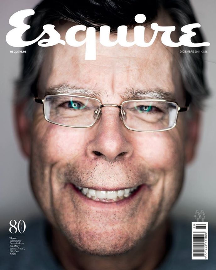 ESQUIRE (Spain) magazine side cover Issue 80  December 2014