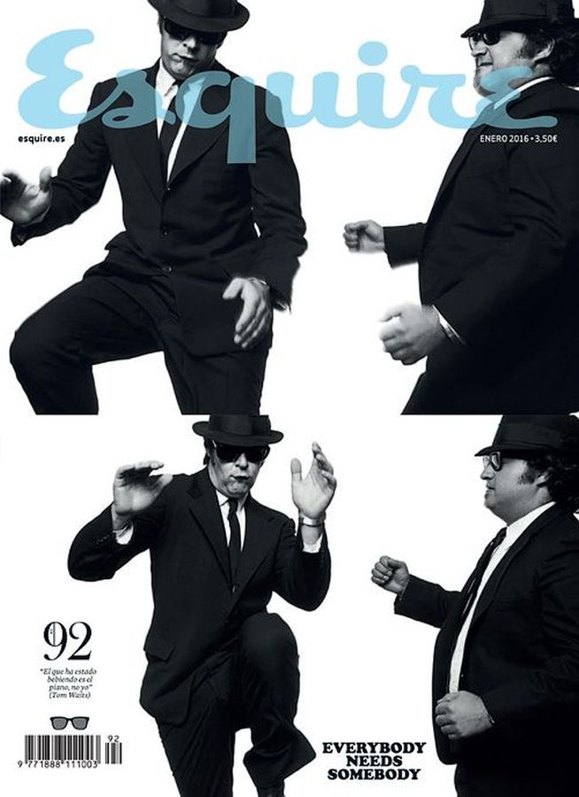 ESQUIRE (Spain) magazine side cover Issue 92  January 2016