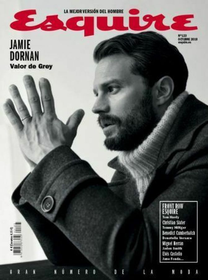 ESQUIRE (Spain) magazine side cover Issue 123  October 2018