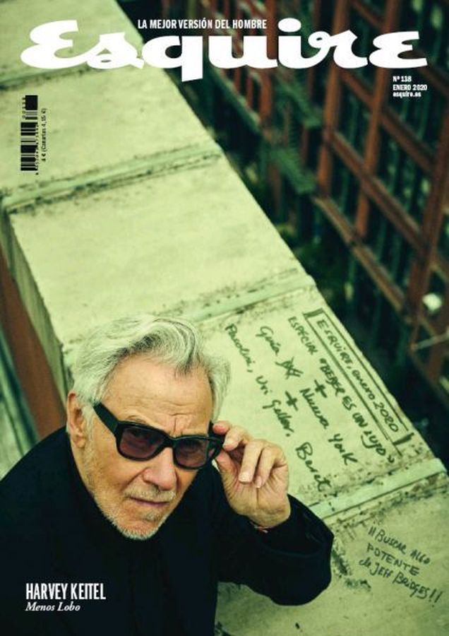 ESQUIRE (Spain) magazine side cover Issue 138  January 2020