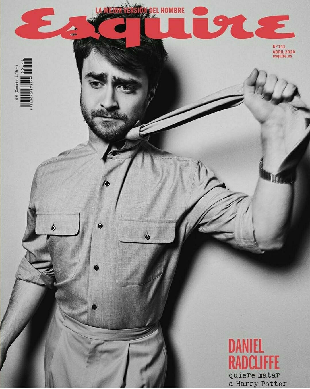 ESQUIRE (Spain) magazine side cover Issue 141  April 2020