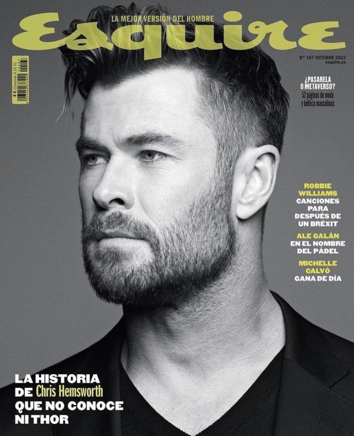ESQUIRE (Spain) magazine side cover Issue 167  October 2022