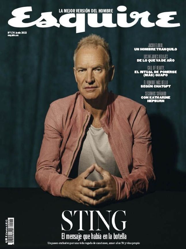 ESQUIRE (Spain) magazine side cover Issue 174  June 2023