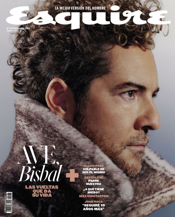 ESQUIRE (Spain) magazine side cover Issue 178  November 2023