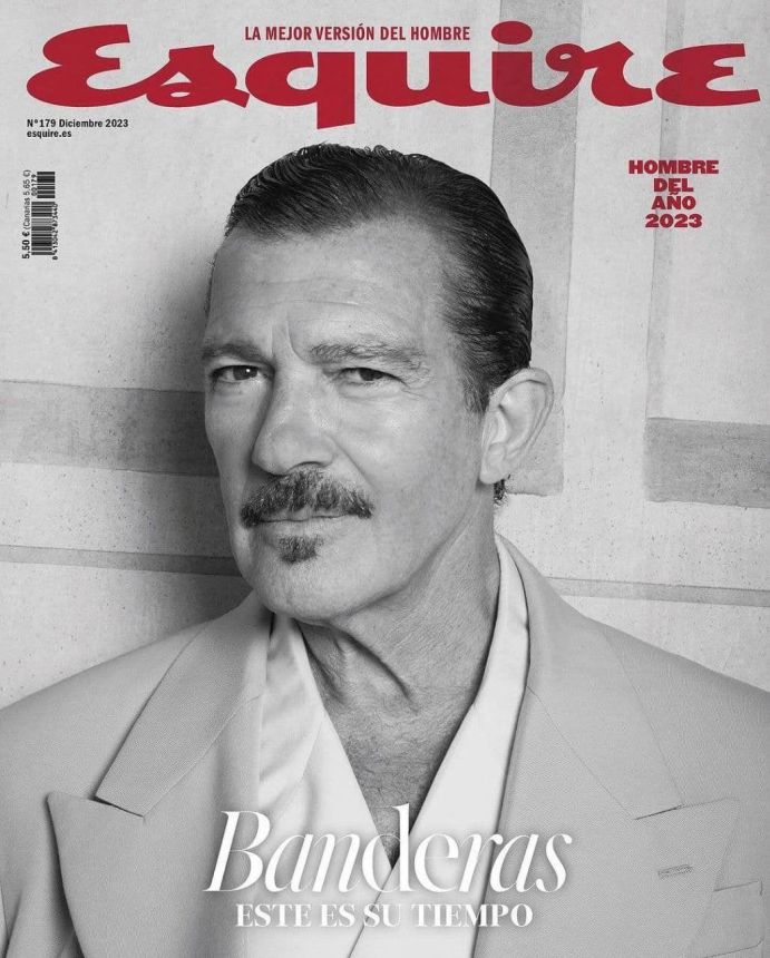 ESQUIRE (Spain) magazine side cover Issue 179  December 2023