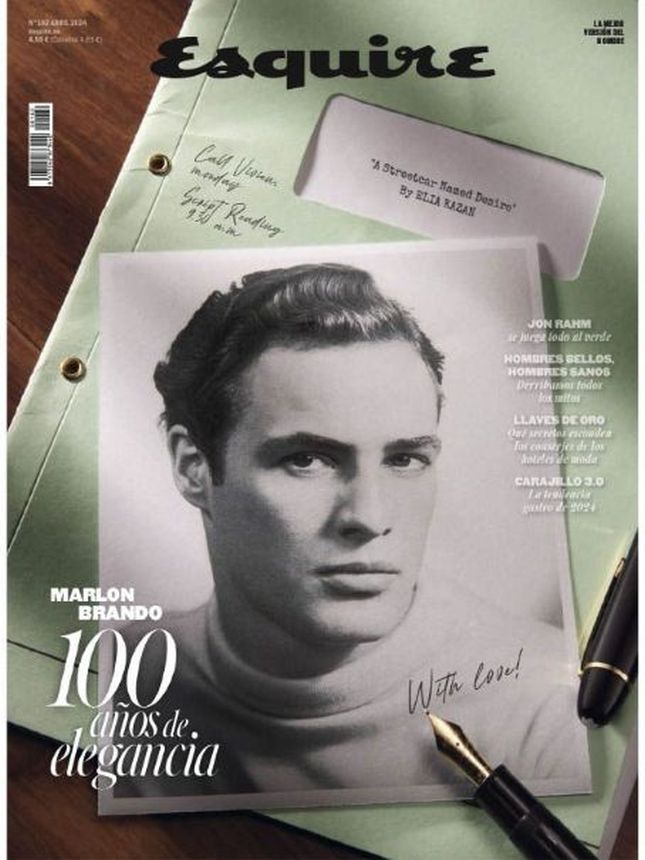 ESQUIRE (Spain) magazine side cover Issue 182  April 2024