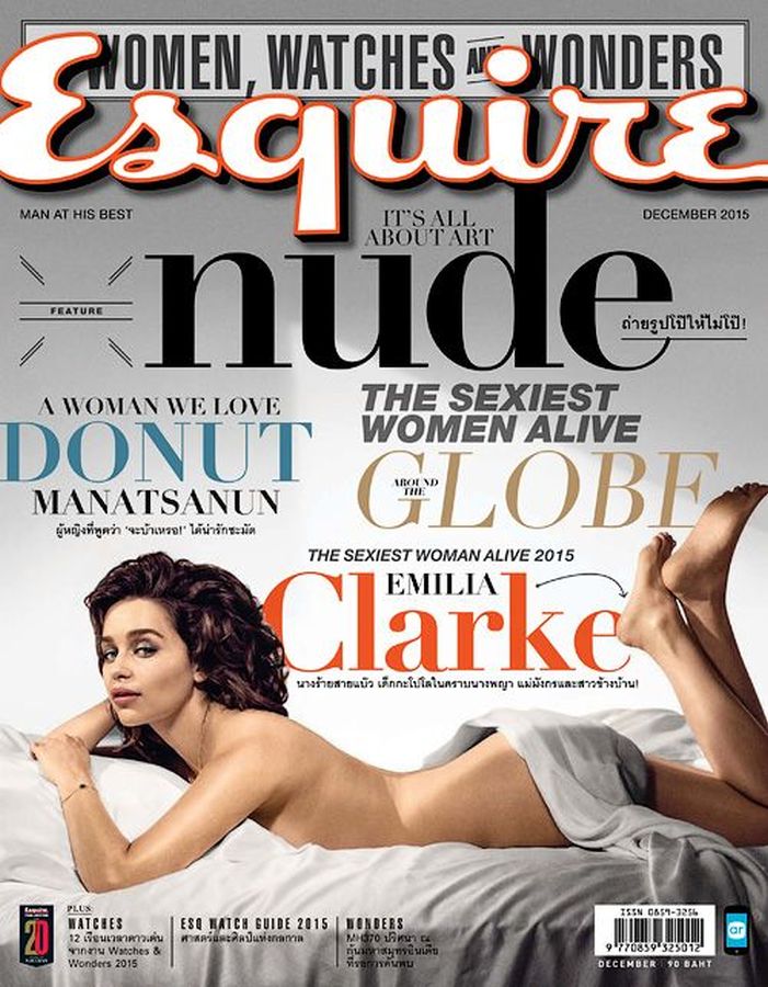 ESQUIRE THAILAND magazine side cover  December 2015