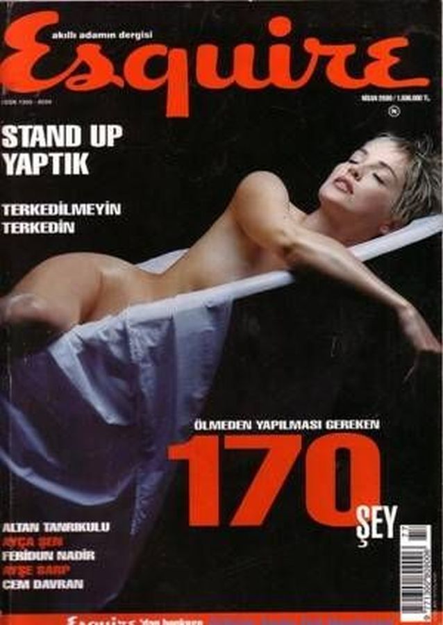 ESQUIRE TURKEY magazine side cover  April 2000