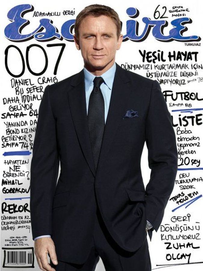 ESQUIRE TURKEY magazine side cover  October 2008