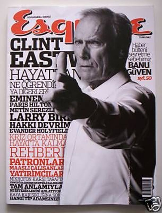 ESQUIRE TURKEY magazine side cover  February 2009