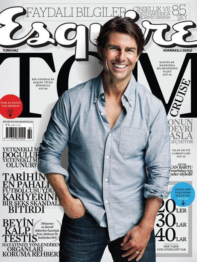 ESQUIRE TURKEY magazine side cover  August 2010