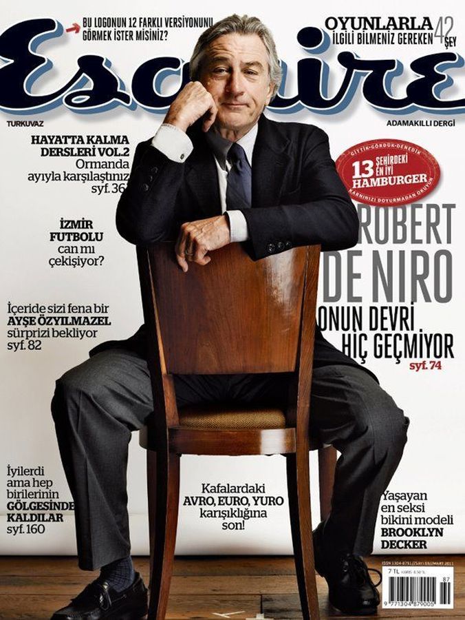 ESQUIRE TURKEY magazine side cover  March 2011