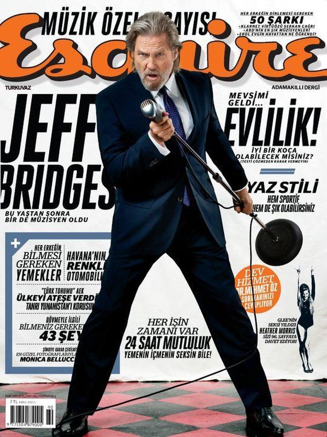 ESQUIRE TURKEY magazine side cover  June 2011
