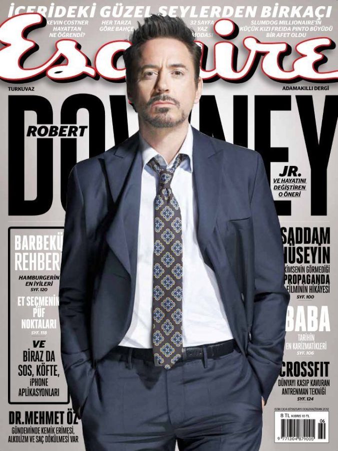 ESQUIRE TURKEY magazine side cover  June 2012