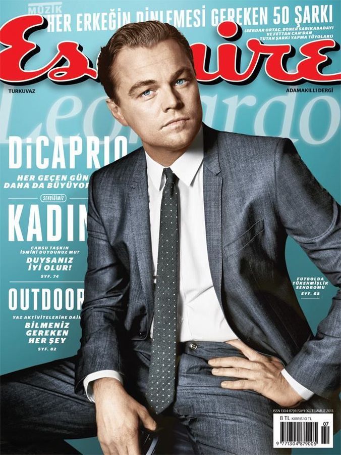 ESQUIRE TURKEY magazine side cover  July 2013