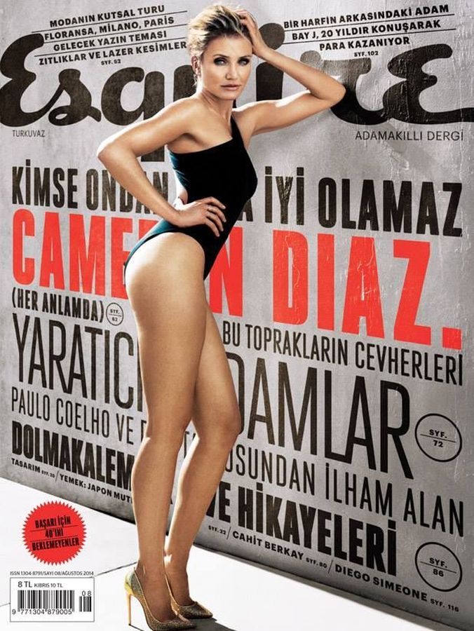 ESQUIRE TURKEY magazine side cover  August 2014