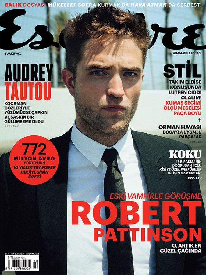 ESQUIRE TURKEY magazine side cover  October 2014