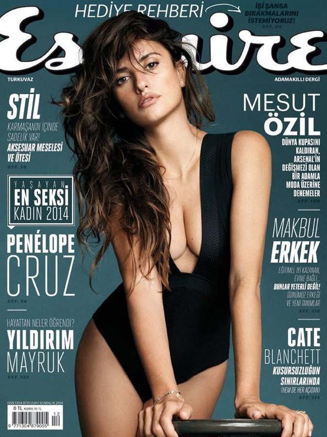 ESQUIRE TURKEY magazine side cover  December 2014
