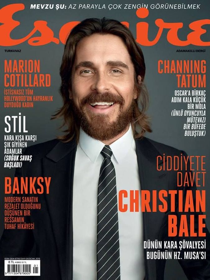 ESQUIRE TURKEY magazine side cover  January 2015