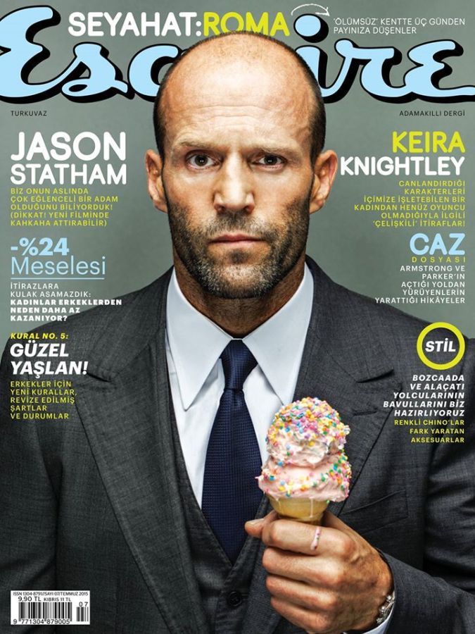ESQUIRE TURKEY magazine side cover  July 2015