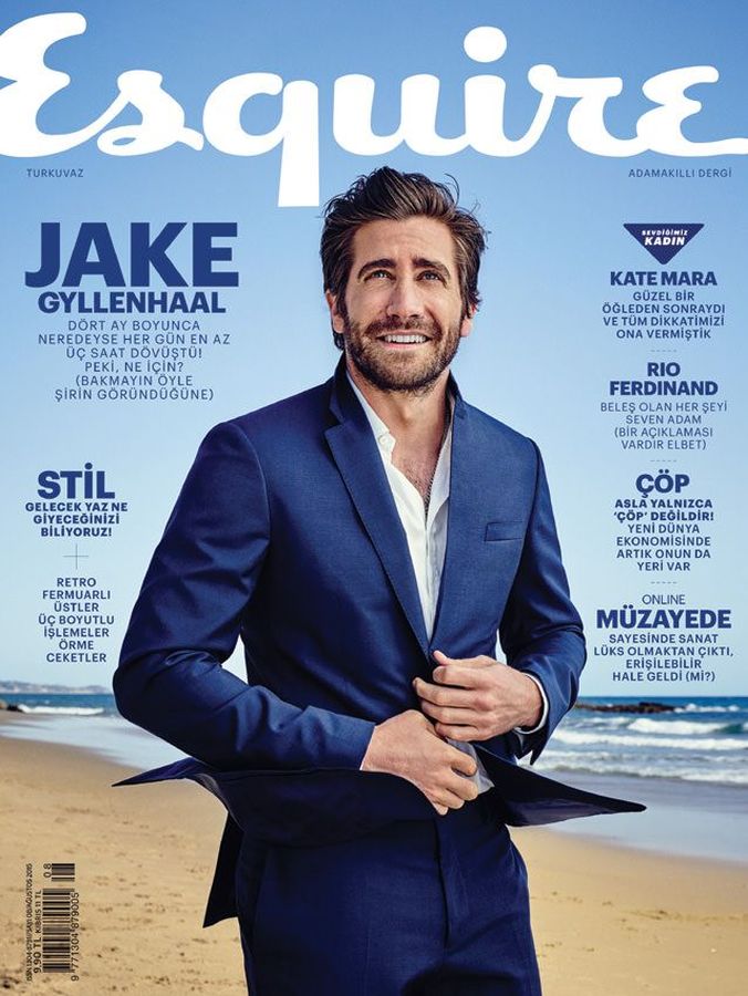 ESQUIRE TURKEY magazine side cover  August 2015