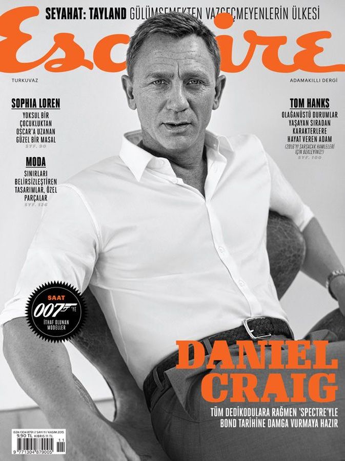 ESQUIRE TURKEY magazine side cover  November 2015