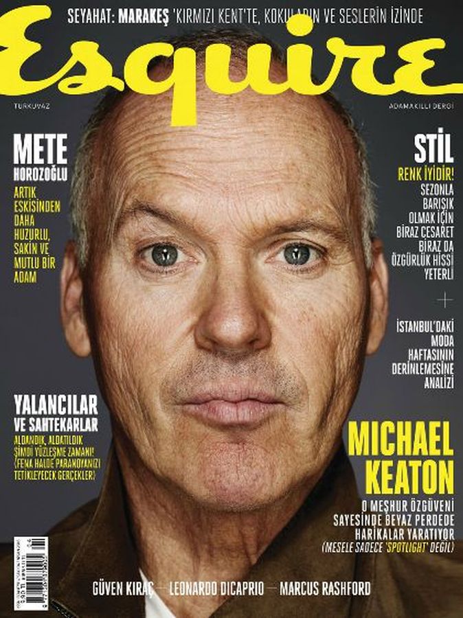 ESQUIRE TURKEY magazine side cover  April 2016