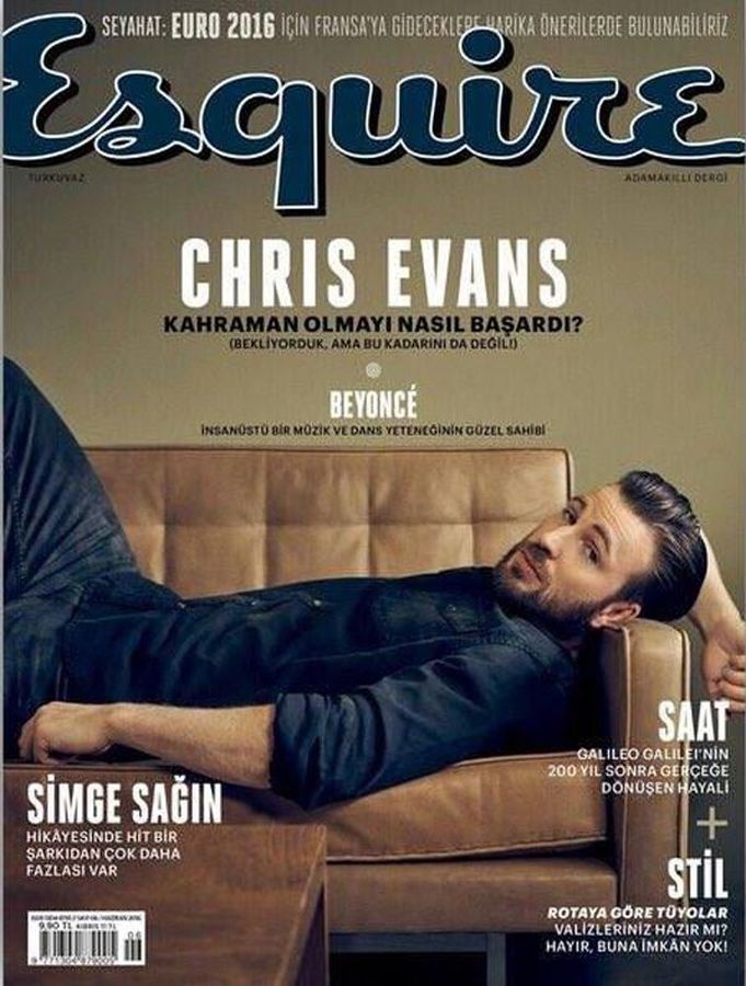 ESQUIRE TURKEY magazine side cover  June 2016