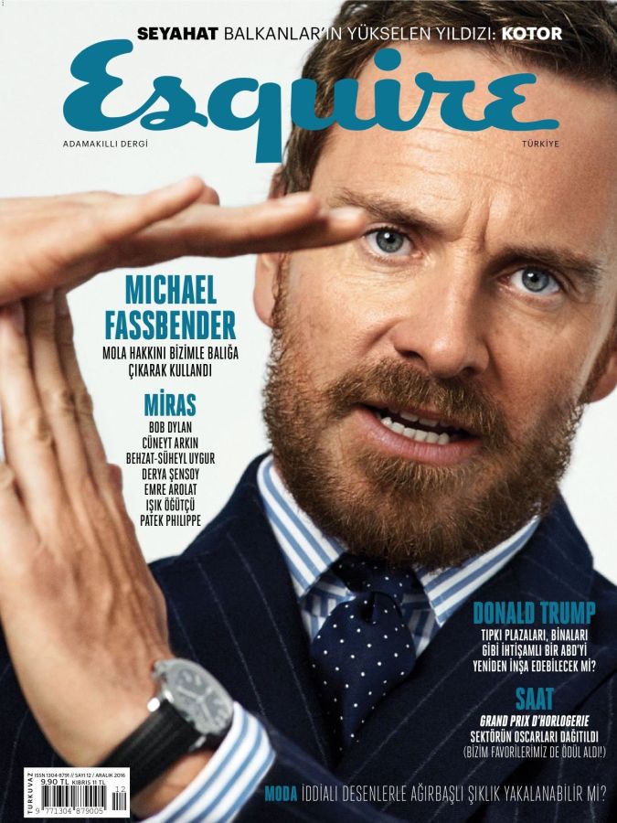 ESQUIRE TURKEY magazine side cover  December 2016