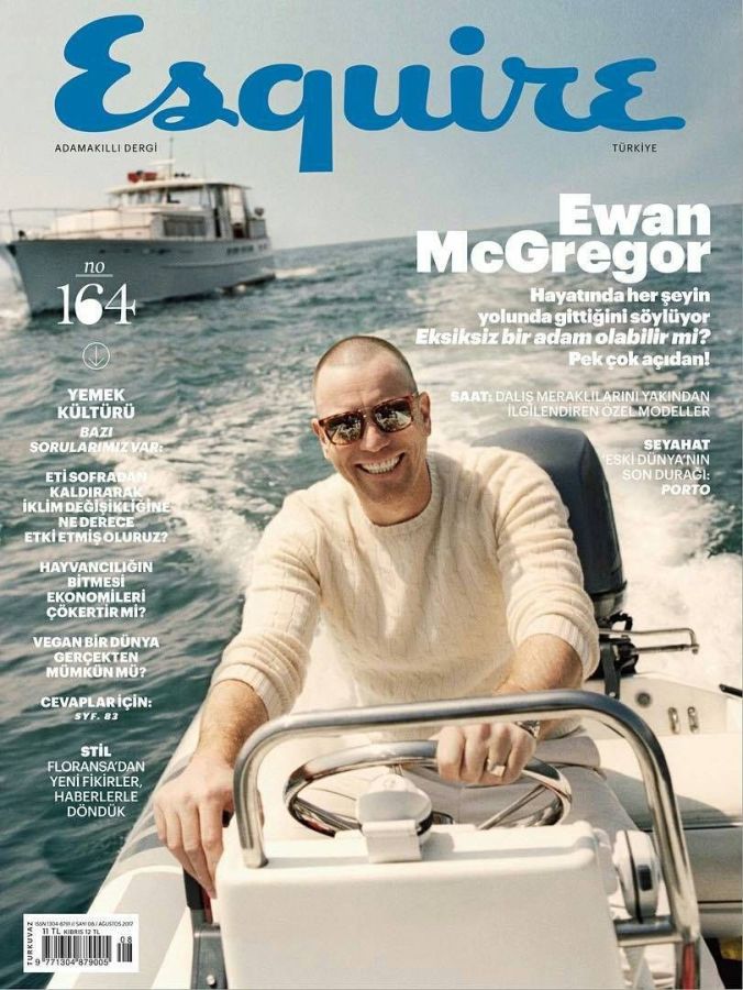 ESQUIRE TURKEY magazine side cover  August 2017