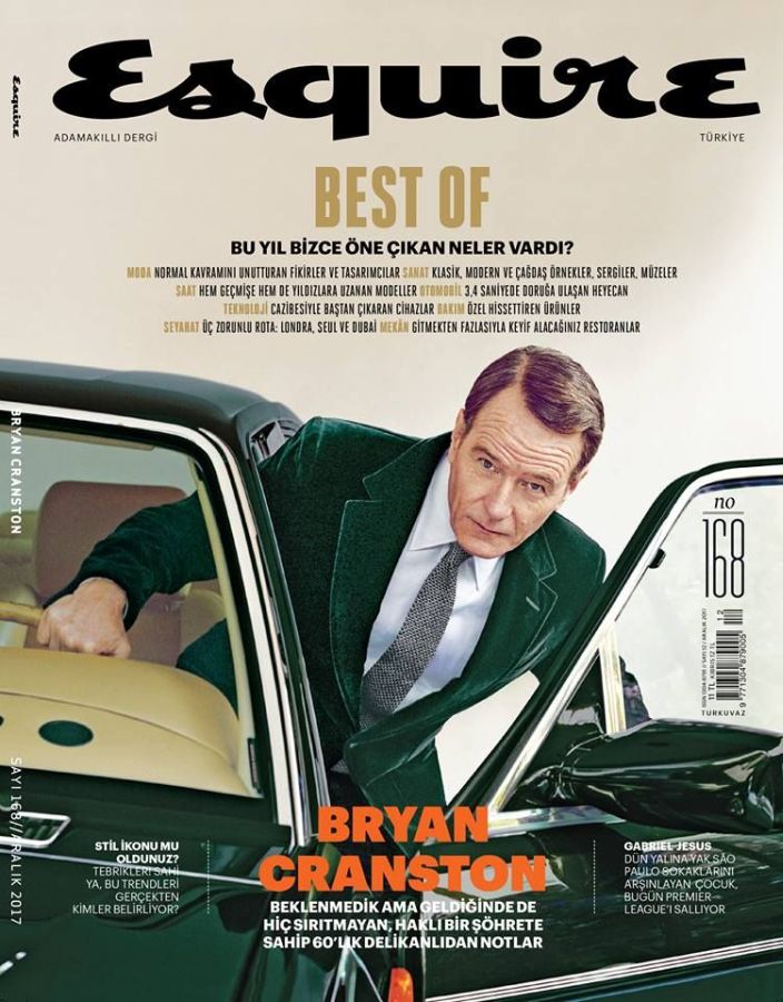ESQUIRE TURKEY magazine side cover  December 2017