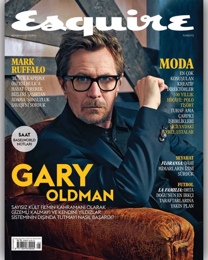 ESQUIRE TURKEY magazine side cover  May 2018