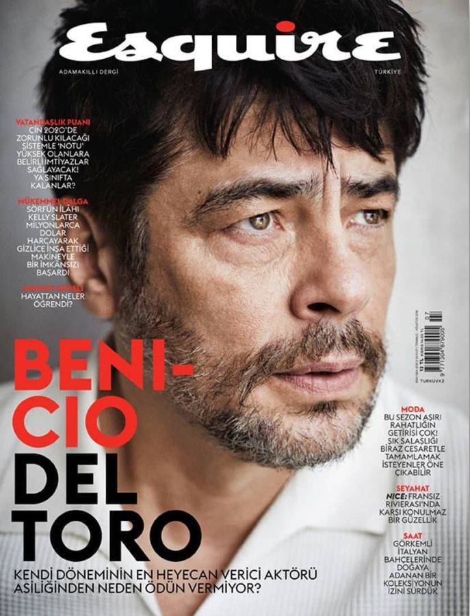 ESQUIRE TURKEY magazine side cover  July/August 2018