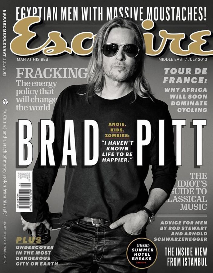 ESQUIRE UNITED ARAB EMIRATES magazine side cover  July 2013