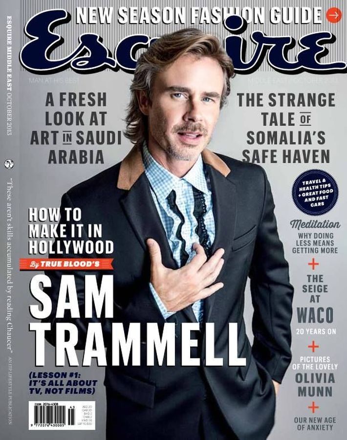 ESQUIRE UNITED ARAB EMIRATES magazine side cover  October 2013