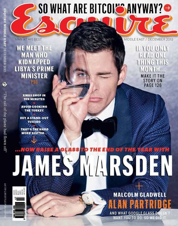 ESQUIRE UNITED ARAB EMIRATES magazine side cover  December 2013