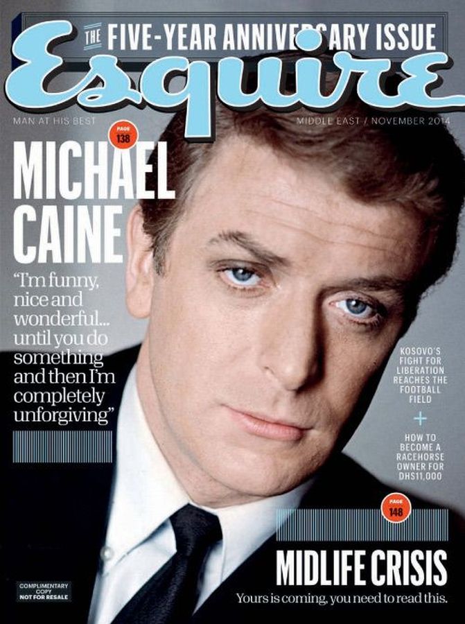 ESQUIRE UNITED ARAB EMIRATES magazine side cover  November 2014