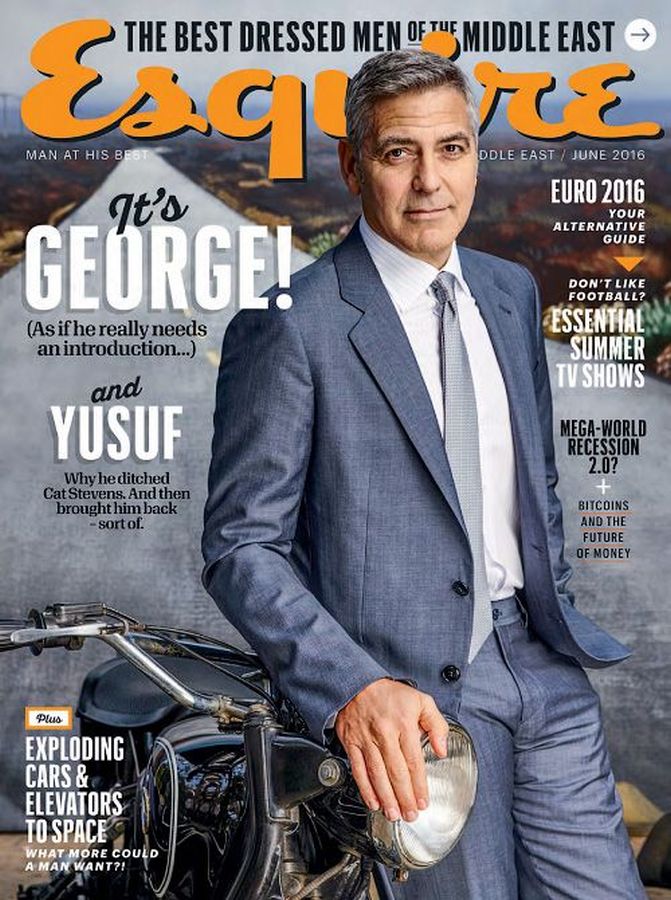 ESQUIRE UNITED ARAB EMIRATES magazine side cover  June 2016