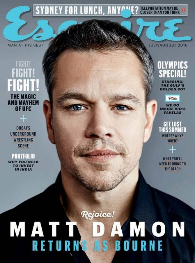 ESQUIRE UNITED ARAB EMIRATES magazine side cover  July/August 2016