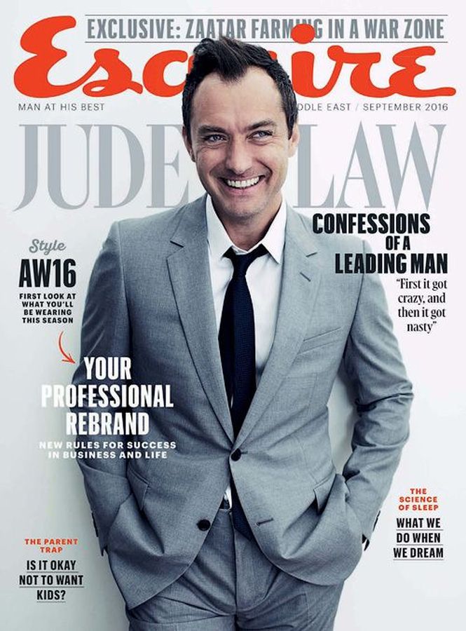 ESQUIRE UNITED ARAB EMIRATES magazine side cover  September 2016