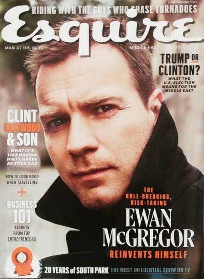 ESQUIRE UNITED ARAB EMIRATES magazine side cover  October 2016